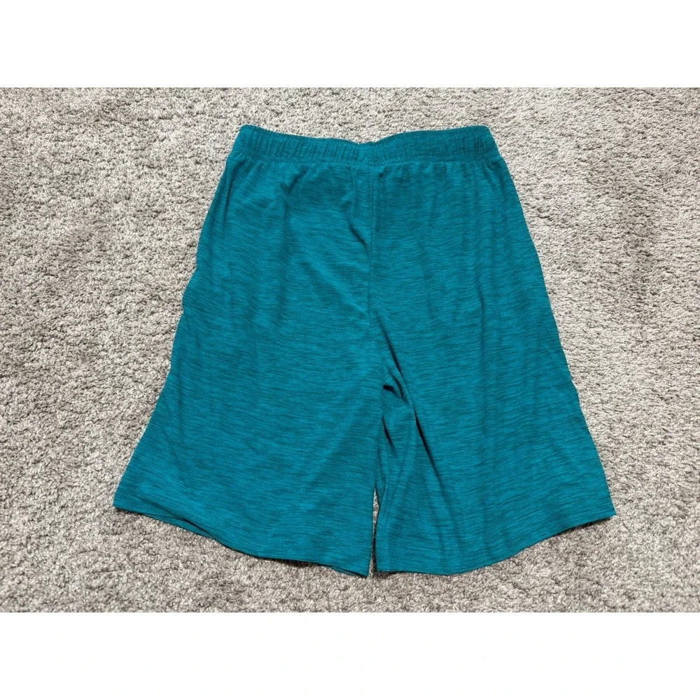 NWT Old Navy Active Boys Large 10/12 Breathe On Shorts Turquoise Blue w/Pockets